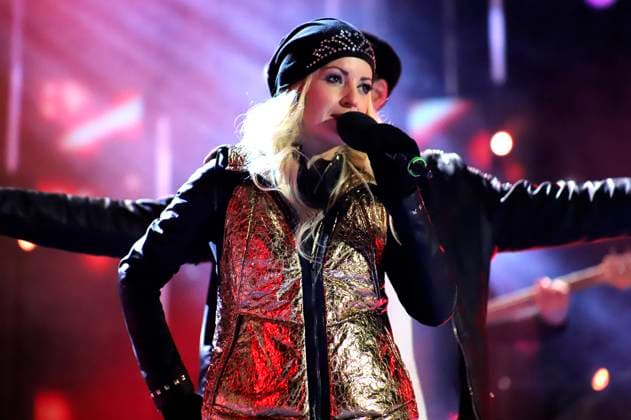 Misha Kovar at the recording of the TV show Wenn die Musi spielt Winter Open Air 2023 on stage at the valley station of the Kaiserburgbahn Bad Kleinkirchheim, 21 01 2023 Foto:xS.xNömerx xFuturexImage