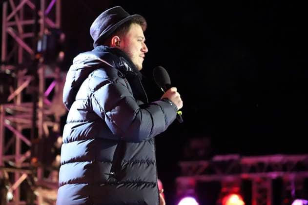 Max Weidner at the recording of the TV show Wenn die Musi spielt Winter Open Air 2023 on stage at the valley station of the Kaiserburgbahn Bad Kleinkirchheim, 21 01 2023 Foto:xS.xNömerx xFuturexImage