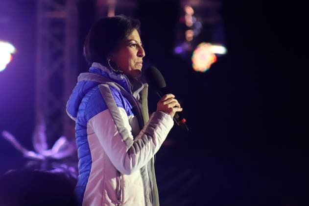 Ute Pichler at the recording of the TV show Wenn die Musi spielt Winter Open Air 2023 on stage at the valley station of the Kaiserburgbahn Bad Kleinkirchheim, 21 01 2023 Foto:xS.xNömerx xFuturexImage