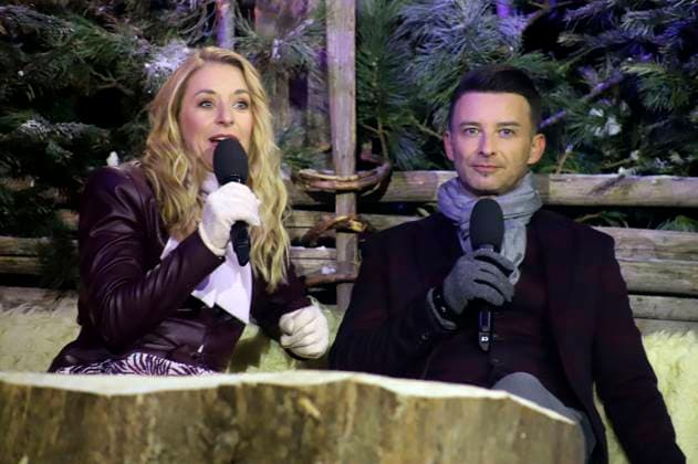 Stefanie Hertel and Marco Ventre at the recording of the TV show Wenn die Musi spielt Winter Open Air 2023 on stage at the valley station of the Kaiserburgbahn Bad Kleinkirchheim, 21 01 2023 Foto:xS.xNömerx xFuturexImage
