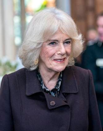 . 25 01 2023. Lacock, United Kingdom. Camilla, the Queen Consort, during a visit to Lacock, United Kingdom.  xPoolx xi-Imagesx IIM-24096-0001
