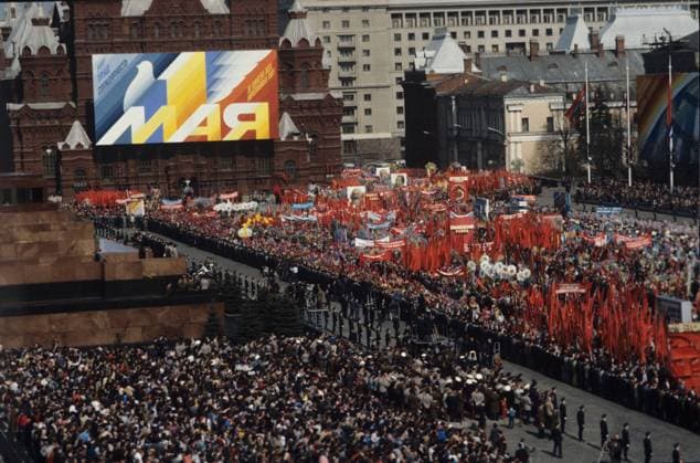 May 1 Labor Rally 8356957 01.05.1987 May 1 Labor Rally on Red Square in Moscow. Vyasheslav Runov Russia  Copyright: xVyasheslavxRunovx