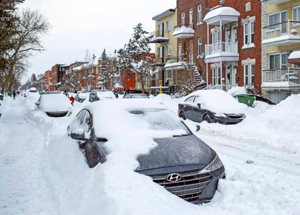 January 26, 2023, Montreal, Quebec, Canada: Views from the streets in Montreal in winter time Montreal Canada - ZUMAs278 20230126_zip_s278_001 Copyright: xSerkanxSenturkx