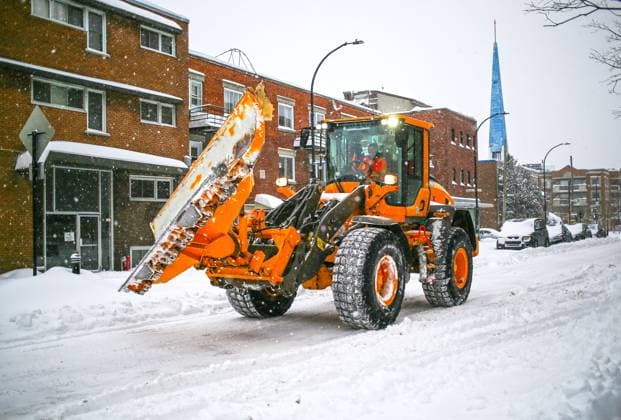 January 26, 2023, Montreal, Quebec, Canada: Views from the streets in Montreal in winter time Montreal Canada - ZUMAs278 20230126_zip_s278_006 Copyright: xSerkanxSenturkx
