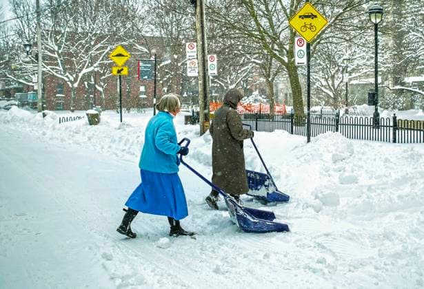 January 26, 2023, Montreal, Quebec, Canada: Views from the streets in Montreal in winter time Montreal Canada - ZUMAs278 20230126_zip_s278_007 Copyright: xSerkanxSenturkx