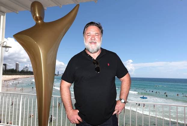 Bilder des Jahres 2023, Entertainment 01 Januar Entertainment Themen der Woche KW04 Entertainment Bilder des Tages RUSSELL CROWE EVENTS ANNOUNCEMENT, Australian Academy of Cinema and Television Arts (AACTA) President Russell Crow at Burleigh Pavilion on the Gold Coast, Saturday, January 28, 2023. ( NO ARCHIVING, EDITORIAL USE ONLY, NO USE IN BOOKS WITHOUT CONSENT NSW AUSTRALIA  Copyright: xJASONxO BRIENx 20230128001757368985
