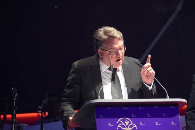 Helmut Schleich cabaret artist laudator Munich 18 01 2020 Deutsches Theater Narrhalla Soiree awarding of the Karl Valentinsorden Munich