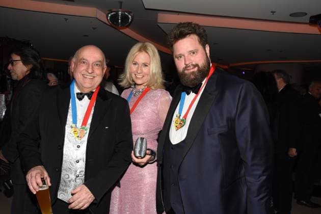 Dr Axel Munz Angermaier costume Stefanie Sick Antoine Monot jun actor Munich 18 01 2020 Deutsches Theater Narrhalla Soiree awarding of the Karl Valentinsorden Munich