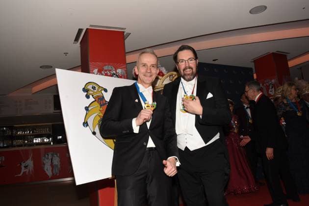 Reinhold Hoffmann composer musician Andre Hartmann musician cabaret artist Munich 18 01 2020 Deutsches Theater Narrhalla Soiree awarding of the Karl Valentinsorden Munich