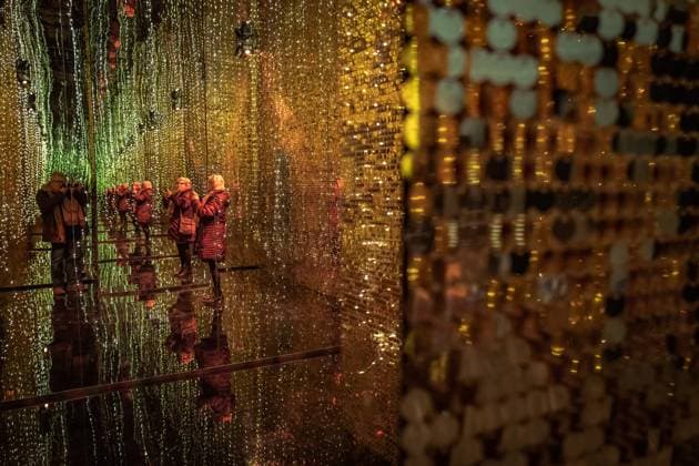 Berlin Prenzlauer Berg Gustav Klimt Klimts Kiss an immersive story Music Brewery 29 01 2023 EDITORIAL USE ONLY Berlin