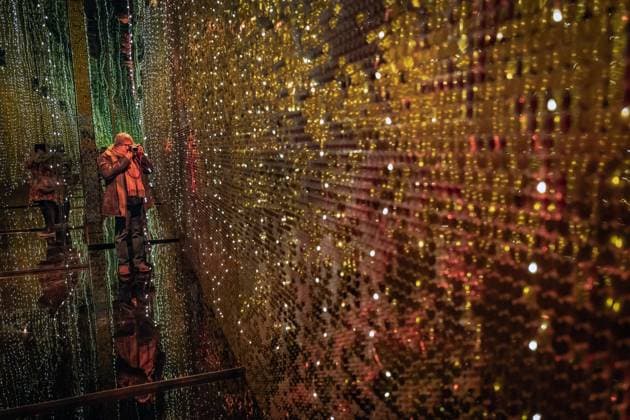 Berlin Prenzlauer Berg Gustav Klimt Klimts Kiss an immersive story Music Brewery 29 01 2023 EDITORIAL USE ONLY Berlin