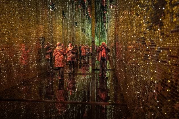 Berlin Prenzlauer Berg Gustav Klimt Klimts Kiss an immersive story Music Brewery 29 01 2023 EDITORIAL USE ONLY Berlin