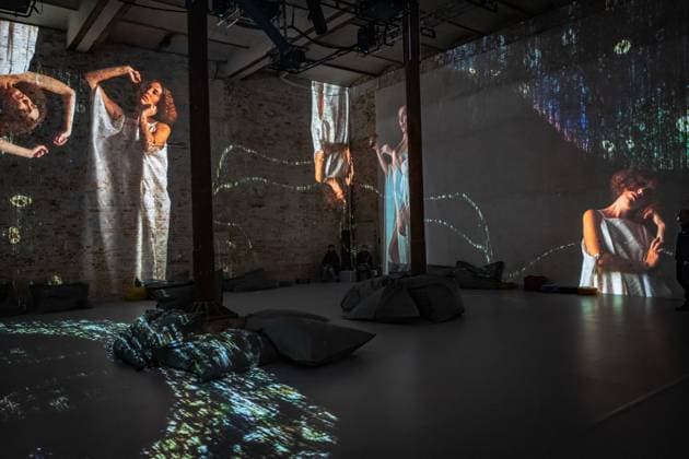 Berlin Prenzlauer Berg Gustav Klimt Klimts Kiss an immersive story Music Brewery 29 01 2023 EDITORIAL USE ONLY Berlin
