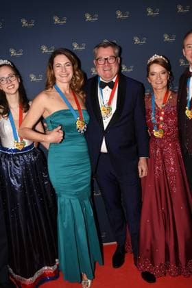 Youth Princess Paula I Natalie Josef Schmid MDL Narrhalla Princess Ulrike I Munich 18 01 2020 German Theater Narrhalla Soiree Award of the Order of Karl Valentine Munich