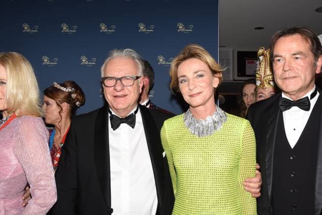 Franz Meiller Entrepreneur Susanne Prinz Narrhalla Order Artist Thomas Hock BR Production Manager Munich 18 01 2020 Deutsches Theater Narrhalla Soiree Awarding Karl Valentinsorden Munich