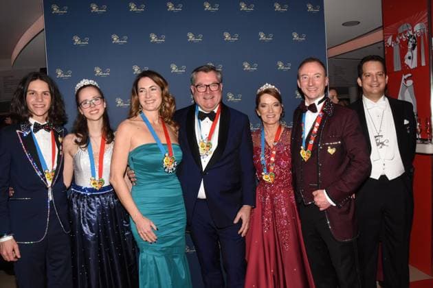Youth Prince and Princess Levi I Paula I Natalie Josef Schmid MDL Narrhalla Prince and Princess Ulrike I Steve I, Munich 18 01 2020 Deutsches Theater Narrhalla Soiree Awarding of the Karl Valentinsorden Munich