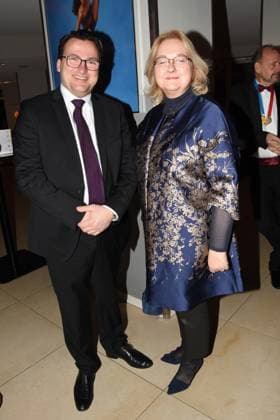 Peter Bausch Schausteller Verein Chairman Yvonne Heckl Schausteller Speaker Munich 18 01 2020 Deutsches Theater Narrhalla Soiree Awarding of the Karl Valentinsorden Munich