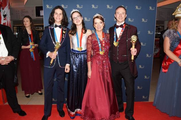 Youth Prince and Princess Levi I Paula I Narrhalla Prince and Princess Ulrike I Steve I, Munich 18 01 2020 Deutsches Theater Narrhalla Soiree Presentation of the Karl Valentinsorden Munich