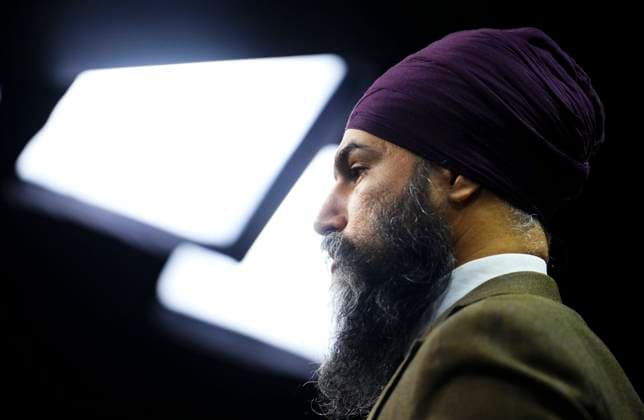 January 30, 2023, Ottawa, ON, Canada: NDP leader Jagmeet Singh holds a press conference on Parliament Hill in Ottawa on Monday, Jan. 30, 2023. The House of Commons resumes today following the winter recess. Ottawa Canada  - ZUMAc35_ 20230130_zaf_c35_037 Copyright: xSeanxKilpatrickx