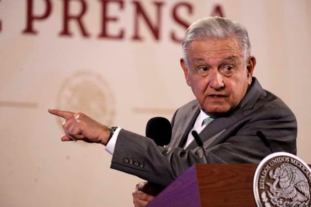 President of Mexico in a press conference before reporters February 2, 2023, Mexico City, Mexico: Mexican President Andres Manuel Lopez Obrador in his daily morning conference before reporters at the National Palace in Mexico City. on February 2, 2023 in Mexico City, Mexico (Photo by Luis Barron Eyepix Group). Copyright: xLuisxBarronx xEyepixxGroupx LB20230202_AMLO1