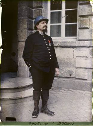 RECORD DATE NOT STATED Verdun , France , 1917 - North of France, Belgium - Paul Castelnau (photographic section of the armies) - (September 1-5) (French - ï»¿Verdun , France). Political figure, military uniform, portrait, administration, front, decoration, man, Personality, clothing, human beings, society, First World War, France, Verdun, under prefect of Verdun Copyright: xpiemagsx AKahnlpie020223-21185 !ACHTUNG AUFNAHMEDATUM GESCHÄTZT!