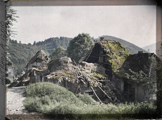 RECORD DATE NOT STATED Goldbach, Haut-Rhin, Alsace, France firm ruined , 1917 - Alsace - Paul Castelnau (photographic section of the armies) - (June) (French - ï»¿Goldbach , Haut-Rhin , Alsace , France Ferme ruinÃ e). Farm, ruins, front, bombardment, First World War, France, Golbach, ruined farm Copyright: xpiemagsx AKahnlpie020223-13546 !ACHTUNG AUFNAHMEDATUM GESCHÄTZT!