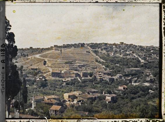 RECORD DATE NOT STATED Constantinople (current Istanbul), Turkey Okmeydani hill , 1912 - Turkey - StÃ phane Passet - (September) (French - ï»¿Constantinople ( actuelle Istanbul ) , Turquie La colline de l Okmeydani). Agglomeration panorama, Habitat , Architecture, Turkey, Eyoub, the OK MeÃ¯dan hill Copyright: xpiemagsx AKahnlpie020223-4398 !ACHTUNG AUFNAHMEDATUM GESCHÄTZT!