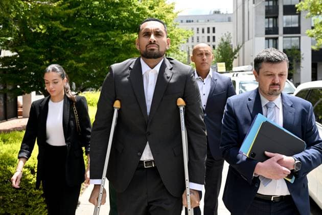 Entertainment Themen der Woche KW05 Entertainment Bilder des Tages NICK KYRGIOS COURT, Tennis star Nick Kyrgios arrives at the ACT Magistrates Court in Canberra, Friday, February 3, 2023. Nick Kyrgios is due to make an application to have a common assault charge against him dismissed due to his mental health. ( NO ARCHIVING, EDITORIAL USE ONLY, NO USE IN BOOKS WITHOUT CONSENT CANBERRA ACT AUSTRALIA  Copyright: xMICKxTSIKASx 20230203001759344916