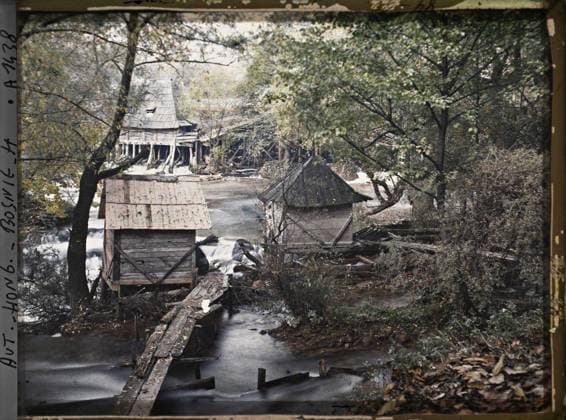 RECORD DATE NOT STATED Jajce, Bosnia and Herzegovina Set of mills on the pliva , 1912 - Balkans, Italy - Jean Brunhes and Auguste LÃ on - (October 13 - 27) (French - ï»¿Jajce , Bosnie-HerzÃ govine Ensemble de moulins sur la Pliva ). Cascade, mill, stilts, civil engineering, river, hydrography, hydraulic installation, Habitat , architecture, nature , environment, Bosnia, Jajce, set of mills Copyright: xpiemagsx AKahnlpie020223-6287 !ACHTUNG AUFNAHMEDATUM GESCHÄTZT!