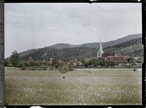 RECORD DATE NOT STATED SIZE, today-rhin, asselance, FRACE , 1917 - Alsace - Paul Castelnau (photographic section of the armies) - (June) (French - ï»¿Sewen , Haut-Rhin , Alsace , France Sewen). Available in high definition, front, agglomeration panorama, HD, World War II, Habitat , Architecture, France, Seven, Seven Copyright: xpiemagsx AKahnlpie020223-13495 !ACHTUNG AUFNAHMEDATUM GESCHÄTZT!