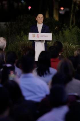 Mexico City Officials Offer Apology For 2017 School Collapse That Killed 26 Claudia Sheinbaum, head of the Mexico City government, offers a public apology to the parents of the children who died in the collapse of the Rebsamen School during the earthquake of 19 September 2017 in the capital. Mexico City Mexico City Mexico  Copyright: xGerardoxVieyrax originalFilename: vieyra-notitle230202_nppZJ.jpg