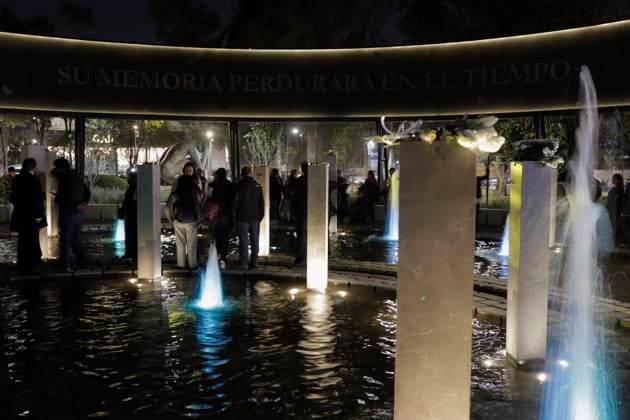 Mexico City Officials Offer Apology For 2017 School Collapse That Killed 26 View of the memorial located in Alameda Del Sur, Mexico City, dedicated to the children victims of the collapse of the Rebsamen School who died during the earthquake of 19 September 2017 in the capital. Mexico City Mexico City Mexico  Copyright: xGerardoxVieyrax originalFilename: vieyra-notitle230202_npzan.jpg