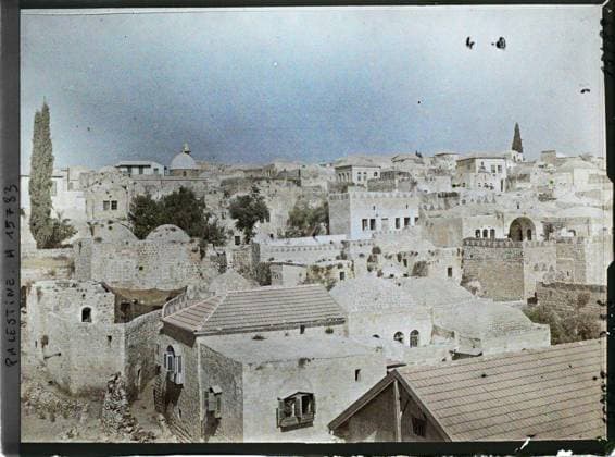 RECORD DATE NOT STATED Jerusalem, Palestine a view of the city , 1918 - Near East, Egypt, Palestine, Cyprus - Paul Castelnau (photographic section of the armies) - (January 9 -October 6) (French - ï»¿JÃ rusalem , Palestine Une vue de la ville). Agglomeration panorama, Habitat , Architecture, Palestine, Jerusalem, view of Jerusalem Copyright: xpiemagsx AKahnlpie020223-335 !ACHTUNG AUFNAHMEDATUM GESCHÄTZT!