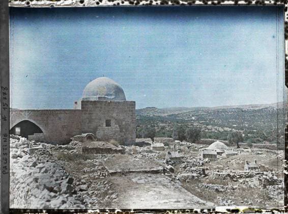 RECORD DATE NOT STATED Surroundings of Bethlehem, Palestine Tomb of Rachel , 1918 - Near East, Egypt, Palestine, Cyprus - Paul Castelnau (photographic section of the armies) - (January 9 -October 6) (French - ï»¿Environs de BethlÃ em , Palestine Tombeau de Rachel). Cemetery, funeral architecture, Islam, Habitat , Architecture , Religion, Palestine, sending of Bethlehem, tomb of Rachel (surroundings of Bethlehem) Copyright: xpiemagsx AKahnlpie020223-4173 !ACHTUNG AUFNAHMEDATUM GESCHÄTZT!