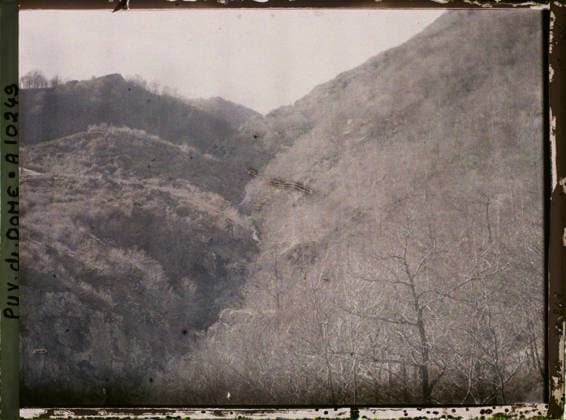 RECORD DATE NOT STATED Rentieres valley, France , 1916-1917 - Auvergne - StÃ phane Passet - (September 1916 - February 1917) (French - ï»¿VallÃ e de Rentieres , France). Landscape, Mont , Mountain, watercourses, Nature , Environment, France, Ventieres valley Copyright: xpiemagsx AKahnlpie020223-9492 !ACHTUNG AUFNAHMEDATUM GESCHÄTZT!