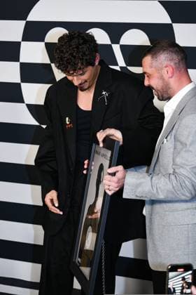 February 2, 2023, Los Angeles, CA, USA: Omar Apollo at Warner Music Group s Grammy Pre-Party 2023, heald at the Hollywood Athletic Club on Feb 2, 2023 in Hollywood, California. Los Angeles USA - ZUMAs181 20230202_zea_s181_117 Copyright: ximageSPACEx