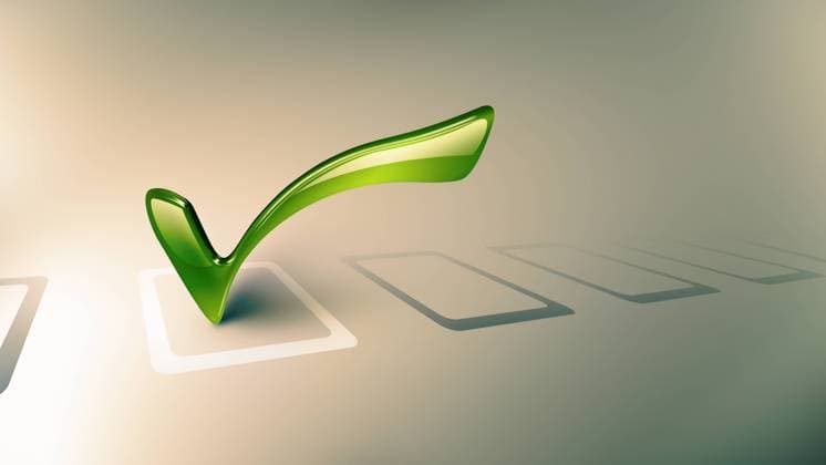 Check Mark Background Bright Green Check Mark with Space for Your Text or Design Copyright: xZoonar.com ZOIAxFEDOROVAx 18688992