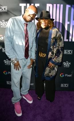 A Toast To The Ruler - Grammy Lifetime Achievement Award Powered by Google Pixel - Culina Modern Italian Los Angeles, CA. Featuring: Slick Rick, Mona Scott Where: Los Angeles, California, United States When: 03 Feb 2023 Credit: KOI SOJER startraksphoto.com Cover Images Copyright: xx 52408654 EDITORIAL USE ONLY. NOT FOR USE BY NEWSPAPERS BASED IN THE UK.