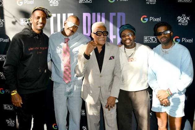 A Toast To The Ruler - Grammy Lifetime Achievement Award Powered by Google Pixel - Culina Modern Italian Los Angeles, CA. Featuring: Slick Rick, George Daniels, Anthony Hamilton, Jxhines Where: Los Angeles, California, United States When: 03 Feb 2023 Credit: KOI SOJER startraksphoto.com Cover Images Copyright: xx 52408656 EDITORIAL USE ONLY. NOT FOR USE BY NEWSPAPERS BASED IN THE UK.