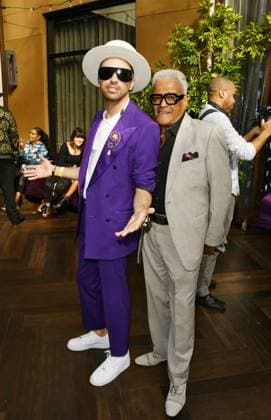 LOS ANGELES, CA -FEBRUARY 03: DJ Cassidy, George Daniels attend A Toast To The Ruler - Grammy Lifetime Achievement Award Powered by Google Pixel on February 03, 2023 at Culina Modern Italian in Los Angeles, California. Copyright: xKoixSojer Snap NxUxPhotos MediaPunchx