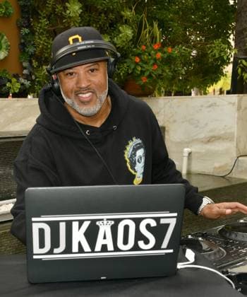 LOS ANGELES, CA -FEBRUARY 03: DJ Kaos attends A Toast To The Ruler - Grammy Lifetime Achievement Award Powered by Google Pixel on February 03, 2023 at Culina Modern Italian in Los Angeles, California. Copyright: xKoixSojer Snap NxUxPhotos MediaPunchx