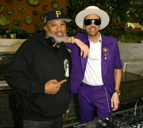 LOS ANGELES, CA -FEBRUARY 03: DJ Kaos, DJ Cassidy attend A Toast To The Ruler - Grammy Lifetime Achievement Award Powered by Google Pixel on February 03, 2023 at Culina Modern Italian in Los Angeles, California. Copyright: xKoixSojer Snap NxUxPhotos MediaPunchx