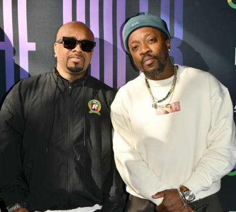 LOS ANGELES, CA -FEBRUARY 03: Jermaine Dupri, Anthony Hamilton attend A Toast To The Ruler - Grammy Lifetime Achievement Award Powered by Google Pixel on February 03, 2023 at Culina Modern Italian in Los Angeles, California. Copyright: xKoixSojer Snap NxUxPhotos MediaPunchx