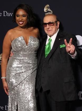 February 4, 2023, Los Angeles, California, USA: Jennifer Hudson and Clive Davis at the 65th Pre-Grammy Gala held at The Beverly Hilton in Beverly Hills California on Saturday February 4, 2023. BNS PI Los Angeles USA - ZUMAp124 20230204_zaa_p124_222 Copyright: xBURTxHARRISx