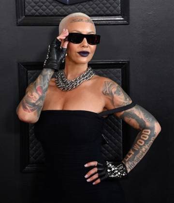 Amber Rose attends the 65th annual Grammy Awards at the Crypto.com Arena in Los Angeles on Sunday, February 5, 2023.  LAP2023020527 JIMxRUYMEN