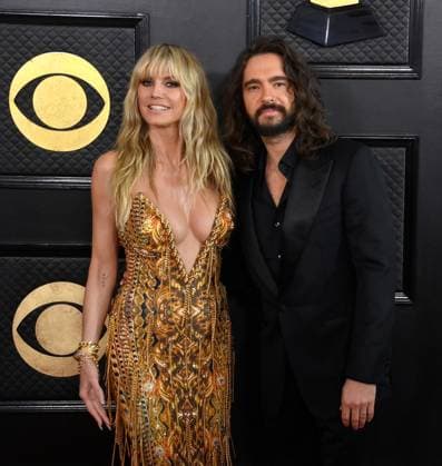 Heidi Klum and Tom Kaulitz attend the 65th annual Grammy Awards at the Crypto.com Arena in Los Angeles on Sunday, February 5, 2023.  LAP2023020536 JIMxRUYMEN
