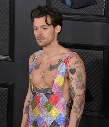 Harry Styles attends the 65th annual Grammy Awards at the Crypto.com Arena in Los Angeles on Sunday, February 5, 2023.  LAP20230205540 JIMxRUYMEN