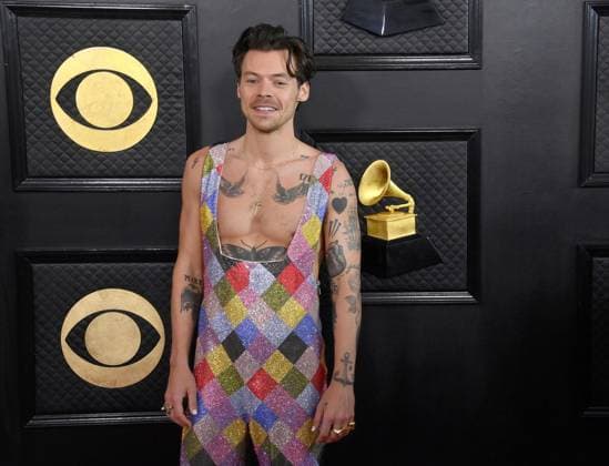 Harry Styles attends the 65th annual Grammy Awards at the Crypto.com Arena in Los Angeles on Sunday, February 5, 2023.  LAP20230205542 JIMxRUYMEN