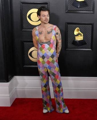 Harry Styles attends the 65th annual Grammy Awards at the Crypto.com Arena in Los Angeles on Sunday, February 5, 2023.  LAP20230205543 JIMxRUYMEN