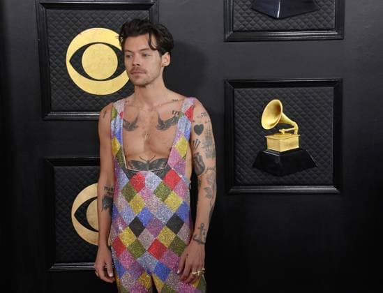 Harry Styles attends the 65th annual Grammy Awards at the Crypto.com Arena in Los Angeles on Sunday, February 5, 2023.  LAP20230205544 JIMxRUYMEN
